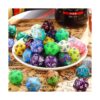 Juego de dados poliédricos con bolsa negra dados_2