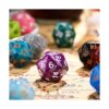 Juego de dados poliédricos con bolsa negra dados_3