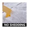 FJZFING Alfombra redonda blanca ultra suave de felpa_4