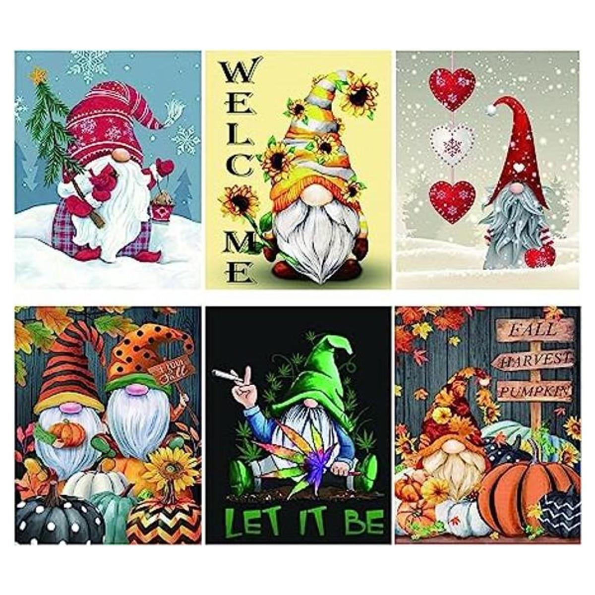Kits de gnomos de pintura de diamantes para adultos