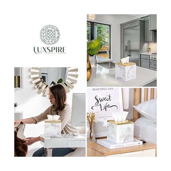 Luxspire Soporte de funda de papel de resina moderno_4