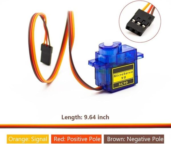 Paquete de 10 servomotores SG90 9G Micro Servo para RC