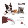 Leelosp Kit de 22 molinillos de uñas para mascotas con