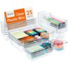 Lifewit Juego de 25 organizadores de cajones de plástico_1
