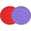 Pack de 4 alfombrillas para lamer lento alivio de la