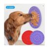 Pack de 4 alfombrillas para lamer lento alivio de la