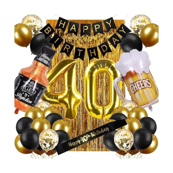 Decoraciones de cumpleaños número 40 para hombres_1