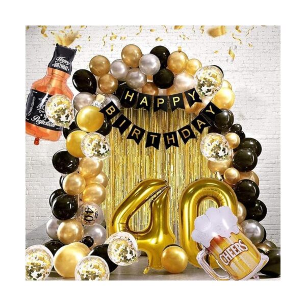 Decoraciones de cumpleaños número 40 para hombres_4