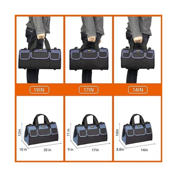 FASTECH Bolsa de herramientas de 20 pulgadas con boca