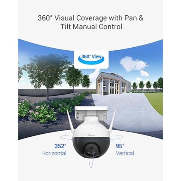 EZVIZ Cámara de seguridad al aire libre pantalla de_2