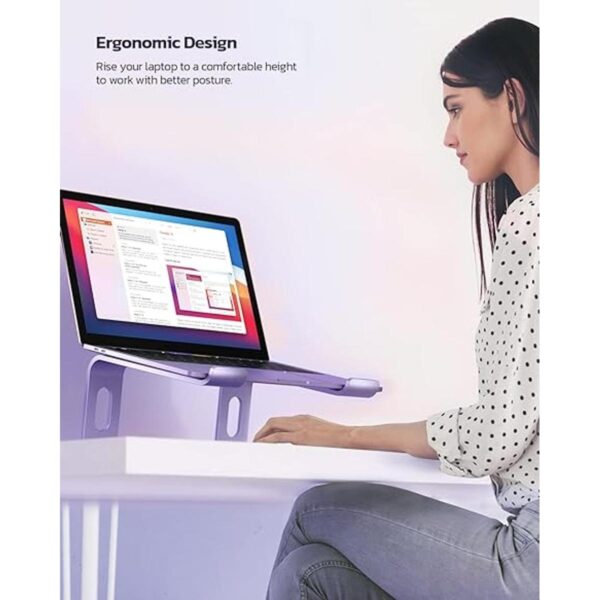 Nulaxy Soporte para laptop soporte ergonómico de aluminio_6