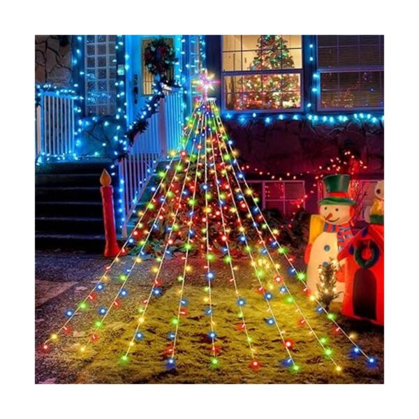 PUHONG Guirnalda de luces que cambian de color con