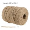 JOIKIT Cuerda de yute natural de 0.197 in 492 pies_2