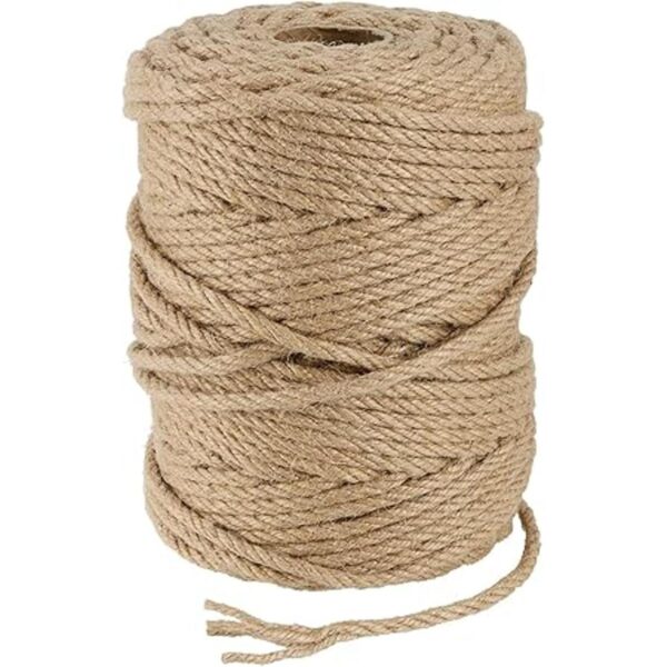JOIKIT Cuerda de yute natural de 0.197 in 492 pies_5