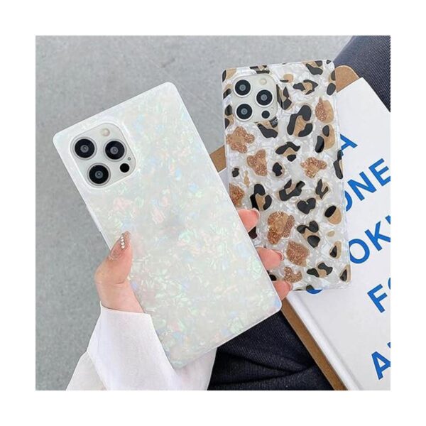 KERZZIL Bonita funda cuadrada compatible con iPhone 13 Pro_3