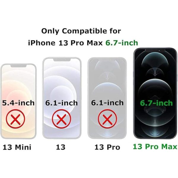 KERZZIL Bonita funda cuadrada compatible con iPhone 13 Pro_2