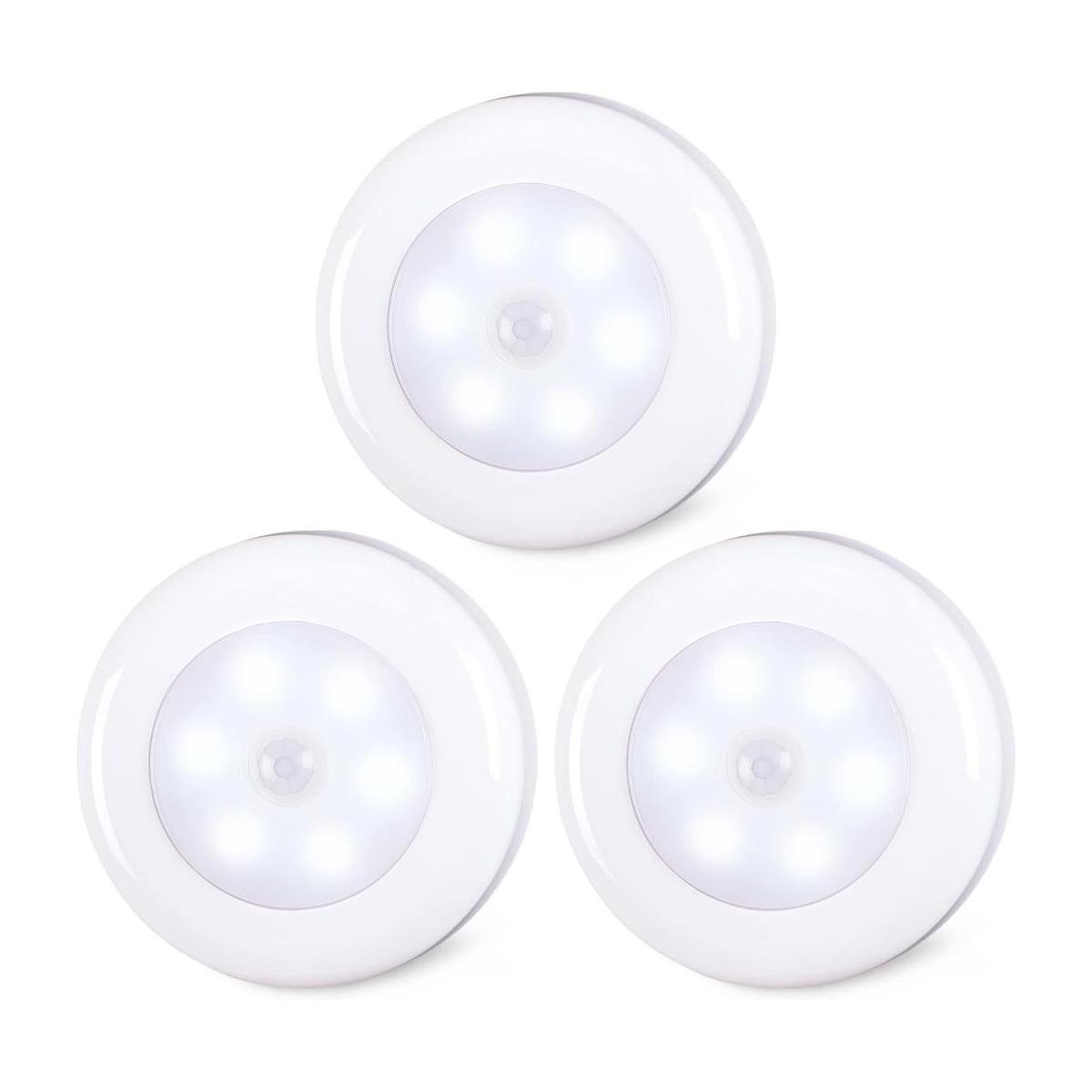 Luces con sensor de movimiento para interiores luces LED