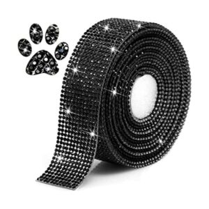 Locacrystal Cinta autoadhesiva de diamantes de imitación