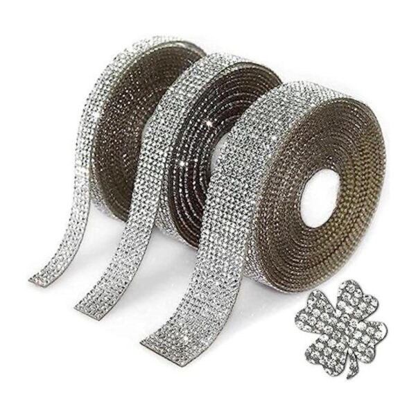 Locacrystal Cinta de diamantes de imitación de cristal
