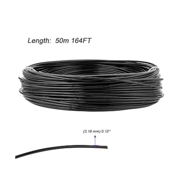 JOIKIT Cuerda de alambre recubierta de vinilo negro de 18_2