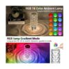 Lámpara de cristal recargable táctil con 16 colores RGB y_2