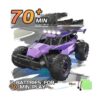 LARVEY 2WD Coche de control remoto morado a escala 116_6