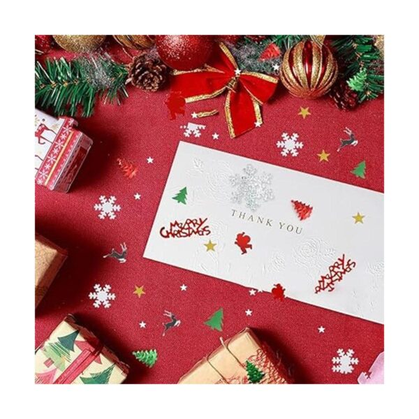 Confeti de Navidad de 3.5 onzas mesa de Navidad con