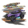 LARVEY 2WD Coche de control remoto morado a escala 116_4