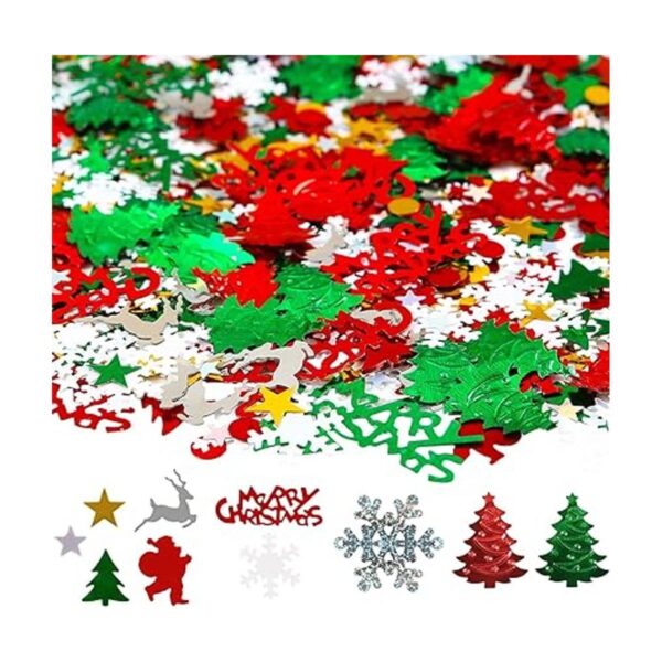 Confeti de Navidad de 3.5 onzas mesa de Navidad con
