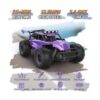 LARVEY 2WD Coche de control remoto morado a escala 116_2