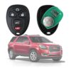 Llavero de control remoto de entrada sin llave para Chevy