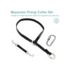 Cuello y clip de seguridad para collar de garras XL negro