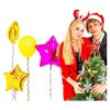 Cinta rizadora paquete de 7 cintas rizadoras de globos