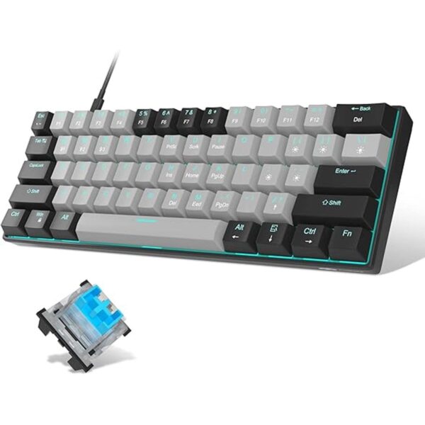 Teclado mecánico 60 MageGee para juegos con_1