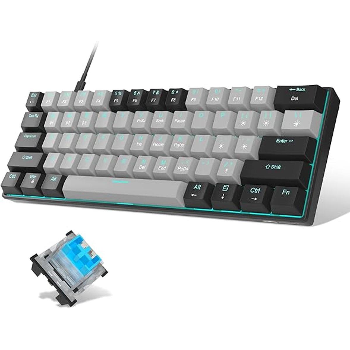 Teclado mecánico 60 MageGee para juegos con
