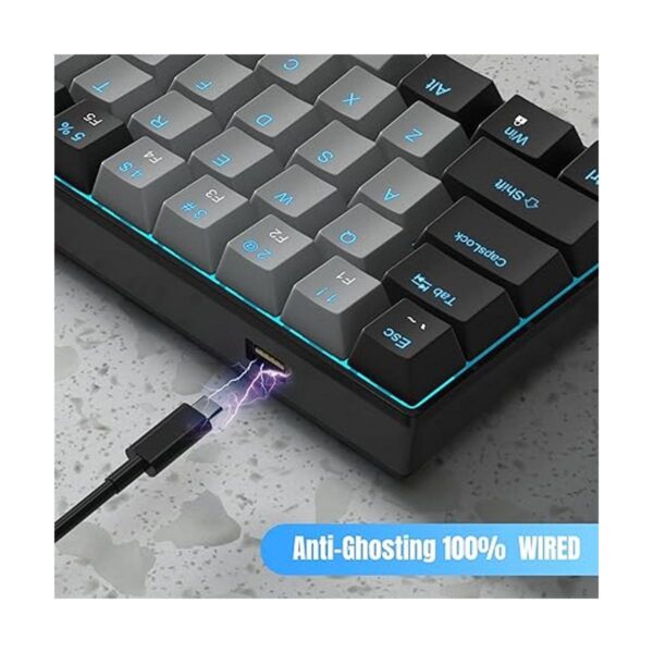 Teclado mecánico 60 MageGee para juegos con_4