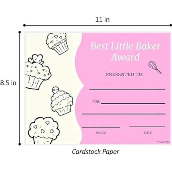Juego de chef para niños pequeños delantal rosa sombrero_5