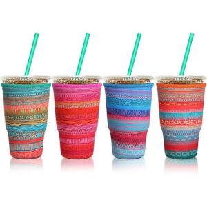Funda aislante y reutilizable de neopreno para café y