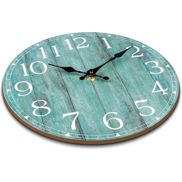 HYLANDA Reloj de pared de 10 pulgadas color verde_3