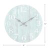 HYLANDA Reloj de pared de 10 pulgadas color verde_4