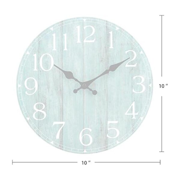 HYLANDA Reloj de pared de 10 pulgadas color verde_4