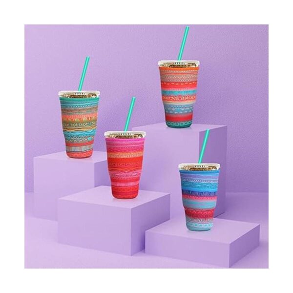 Funda aislante y reutilizable de neopreno para café y