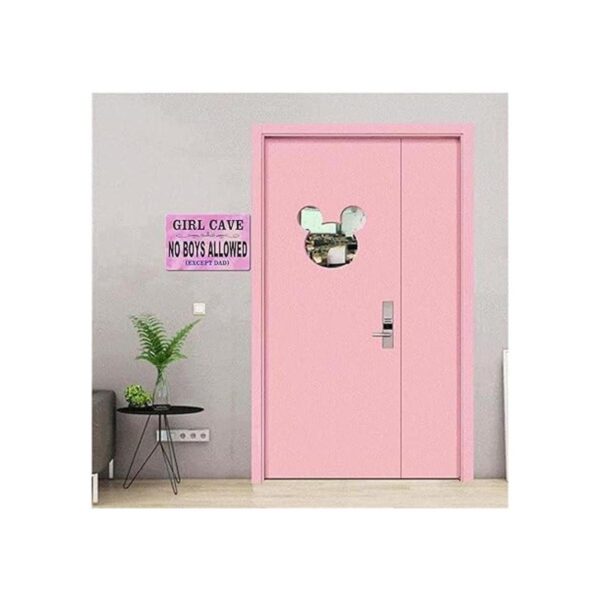 Kawaii Letrero de metal para niñas decoración de