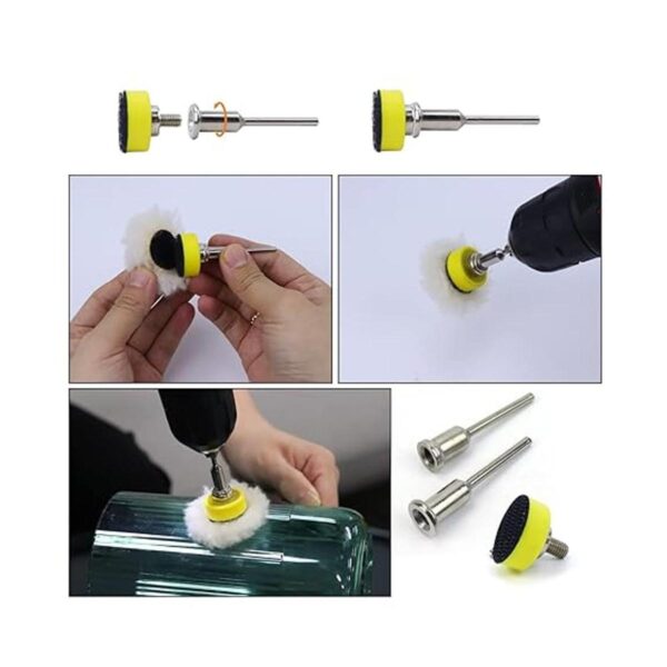 POLIWELL 191 discos de lijado de 1 pulgada con gancho y_5