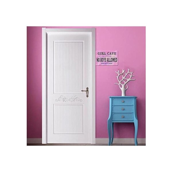 Kawaii Letrero de metal para niñas decoración de