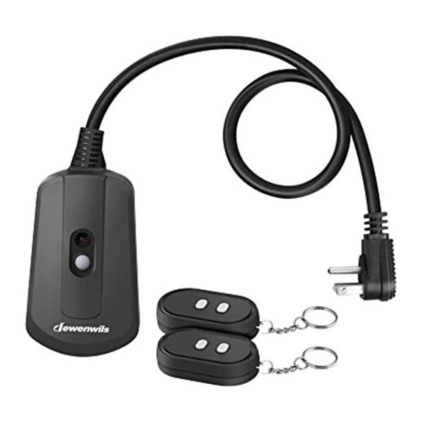 DEWENWILS Toma de control remoto con 2 controles remotos_1