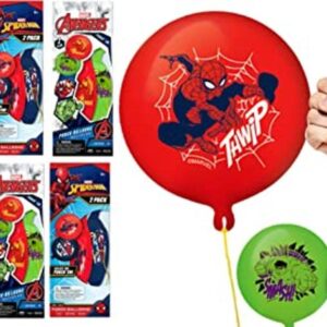 Marvel Avengers Globo de boxeo 6 paquetes con 12 bolas_1
