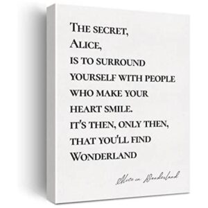 Lienzo decorativo para pared diseño inspirador de Alicia_1