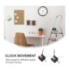 Angoily 10 Sets de cuarzo DIY reloj de pared mecanismo kit