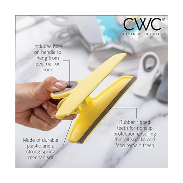 Cook with Color Juego de ocho clips grandes para bolsas de_3